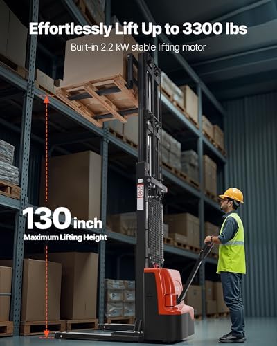 VEVOR Electric Pallet Stacker review unboxing and complete package contents