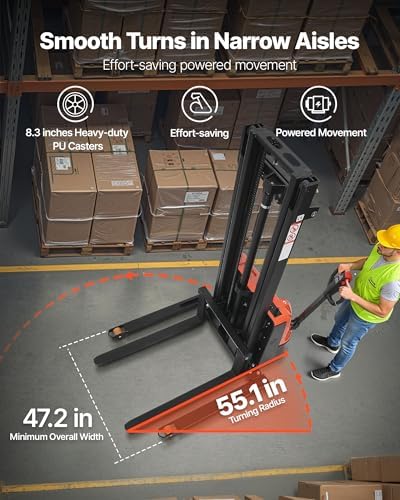 VEVOR Electric Pallet Stacker review performance testing and real-world results