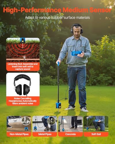 VEVOR water leak detector review showing accurate detection in simulated leak scenarios