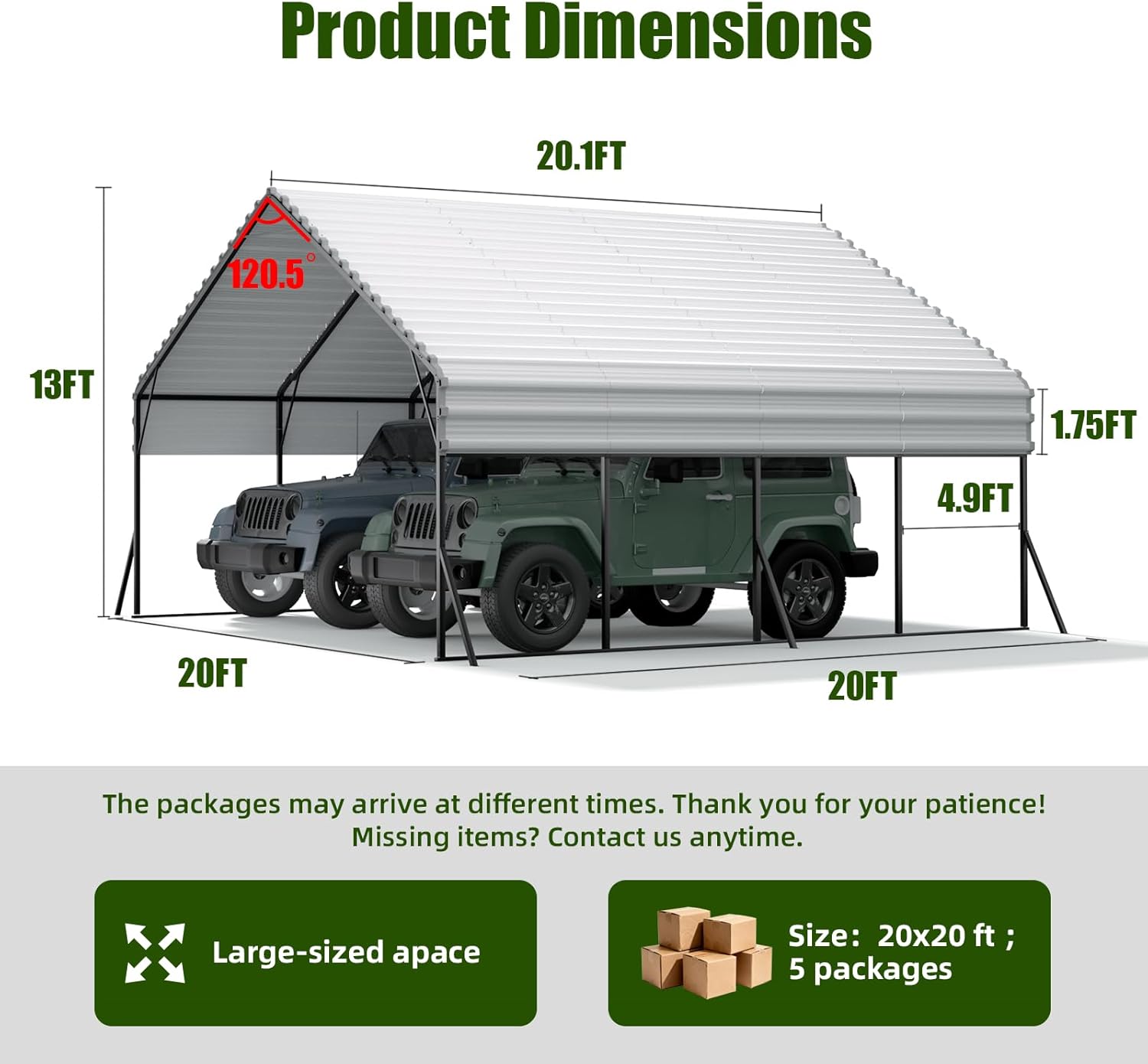 Reviews - VOYSIGN Metal Carport Review: Our Honest Hands-On Experience VOYSIGN metal carport review unboxing and complete package contents