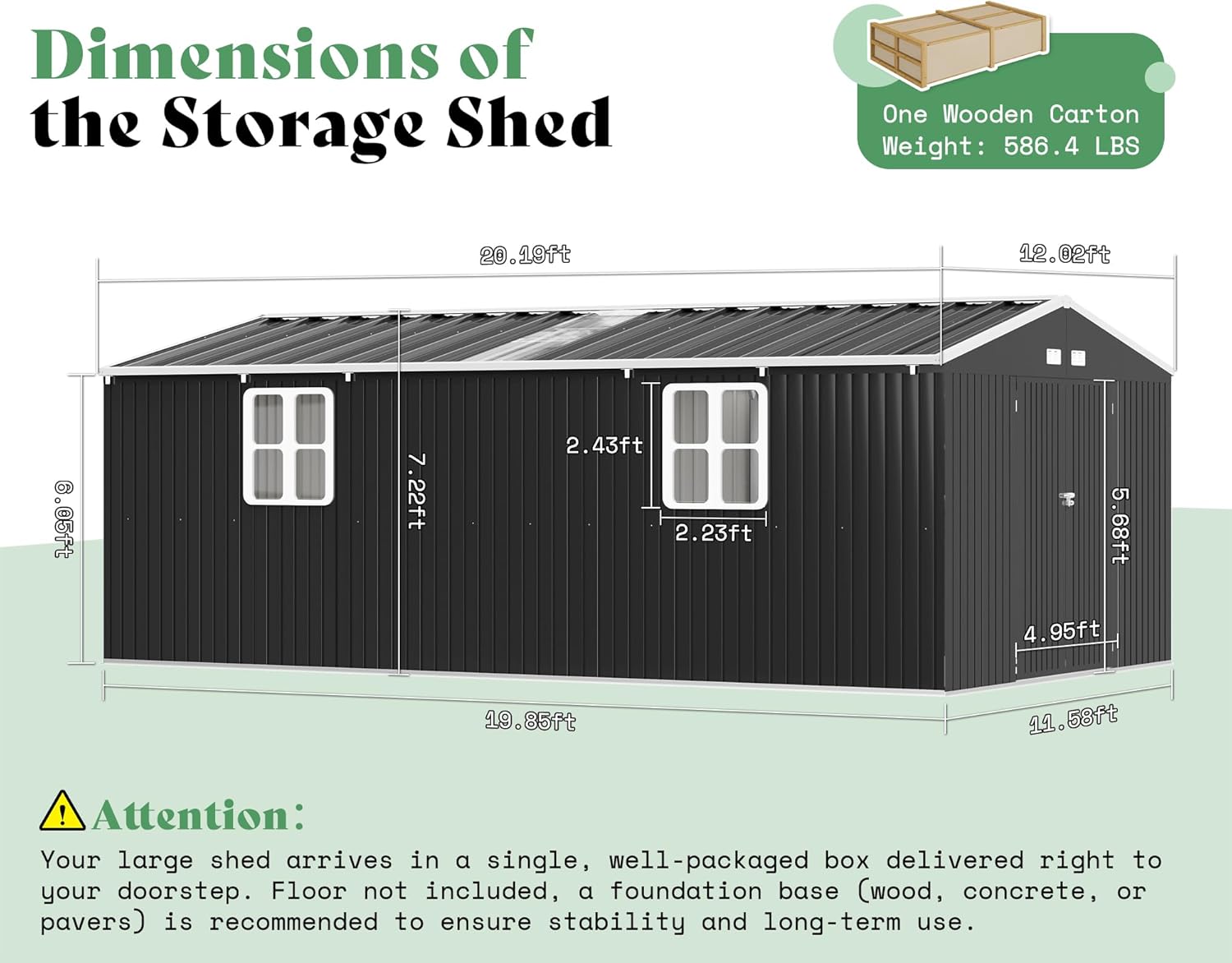 Reviews - VanAcc 12x20 Metal Shed Review: Honest Pros & Cons Tested VanAcc 12x20 metal shed review unboxing and complete package contents