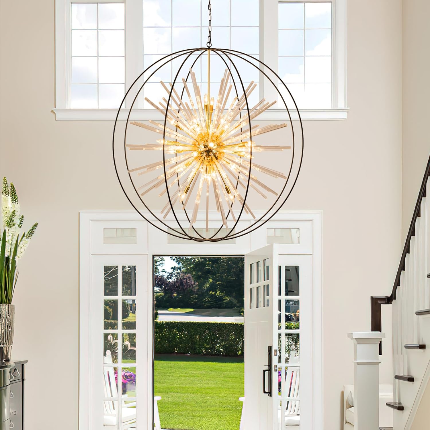 Reviews - Vezzio 52 Globe Chandelier Review: Our Honest Pros & Cons Vezzio 52 Globe Chandelier review - detailed features and technical specifications