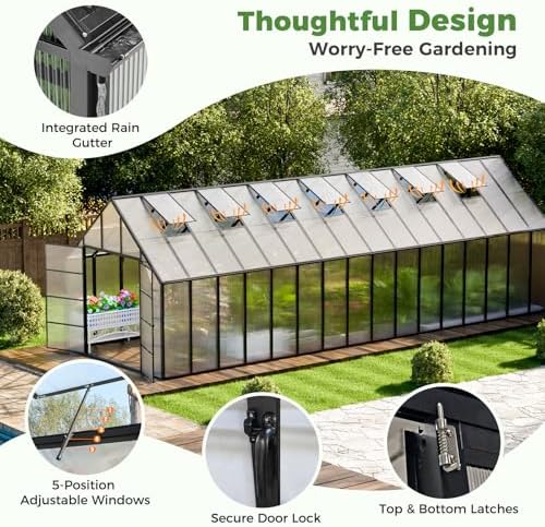 Reviews - WACASA 10x10 Greenhouse Review: Honest Pros & Cons Analysis WACASA 10x10 greenhouse review unboxing and complete package contents