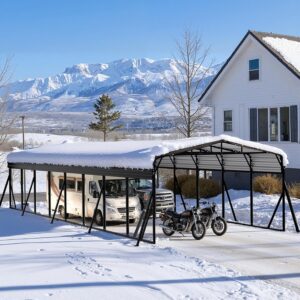 Image 1 of WUKHG 20x40 metal carport review