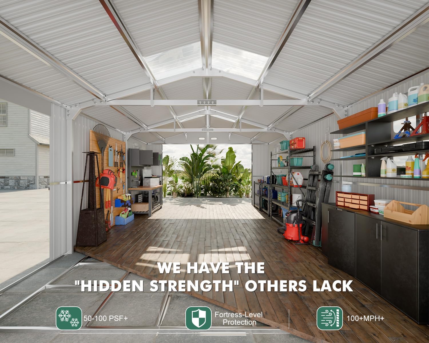 Reviews - Wacasa Metal Garage Shed Review: Honest Pros & Cons Wacasa metal garage shed review unboxing and complete package contents