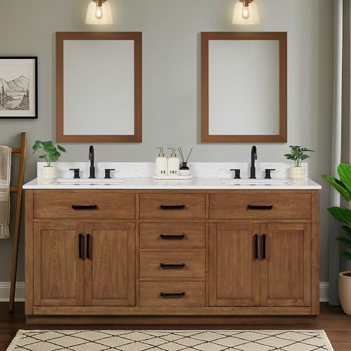 Image 1 of XWNE 72-inch bathroom vanity review