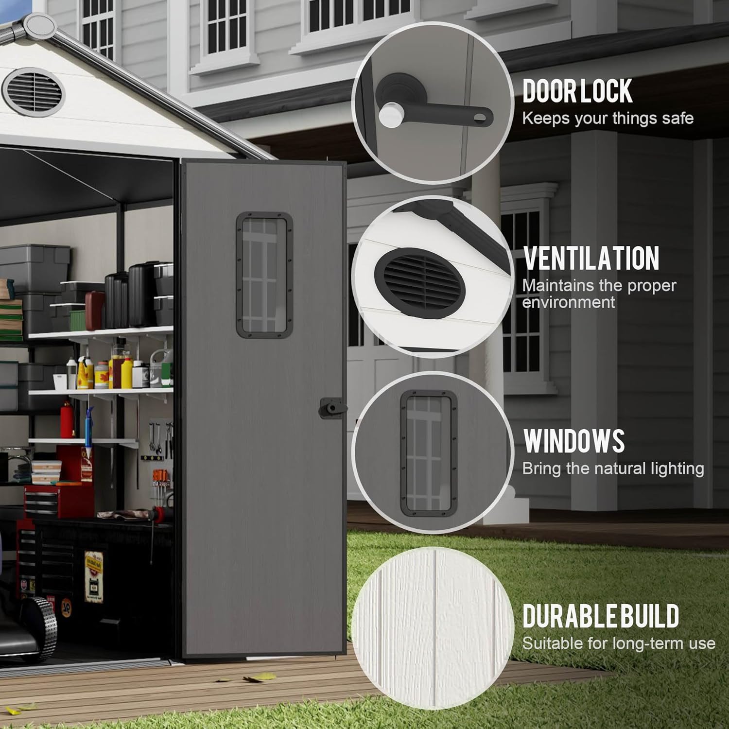 Reviews - Yardsight 8x8 Shed Review: Our Honest Hands-On Experience Yardsight 8x8 shed review unboxing and complete package contents