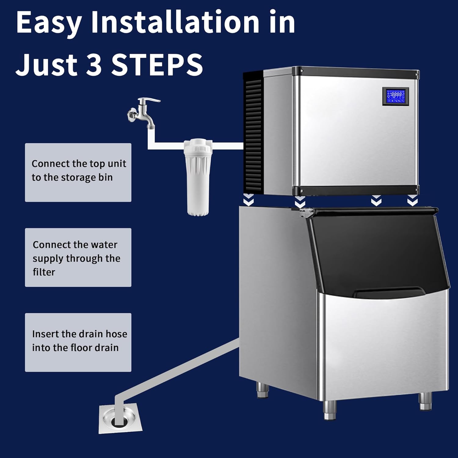 Reviews - ZXWEQR Commercial Ice Maker Review: Honest Pros & Cons Tested ZXWEQR commercial ice maker review performance testing and real-world results