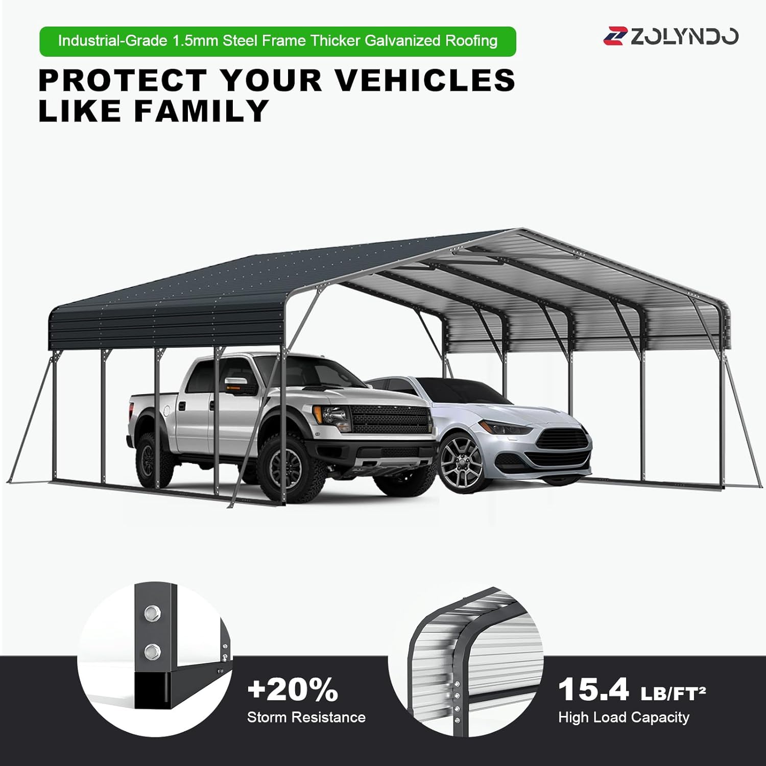 Reviews - Zolyndo 20x20 Metal Carport Review: Honest Pros & Cons Tested Step-by-step guide for Zolyndo 20x20 metal carport review - complete tutorial