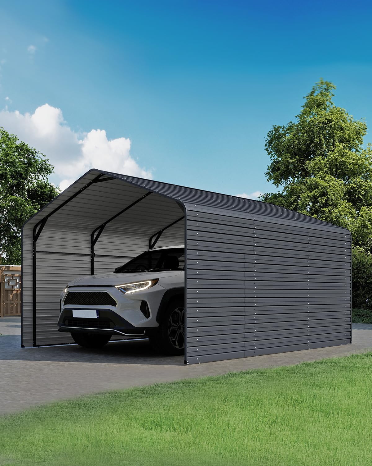 heavy duty metal carport 10x15 review - detailed features and technical specifications