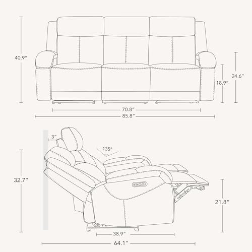watson whitely recliner sofa review unboxing and complete package contents