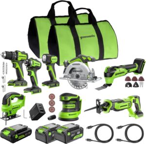 Image 1 of Greenworks 24V 8-tool combo review