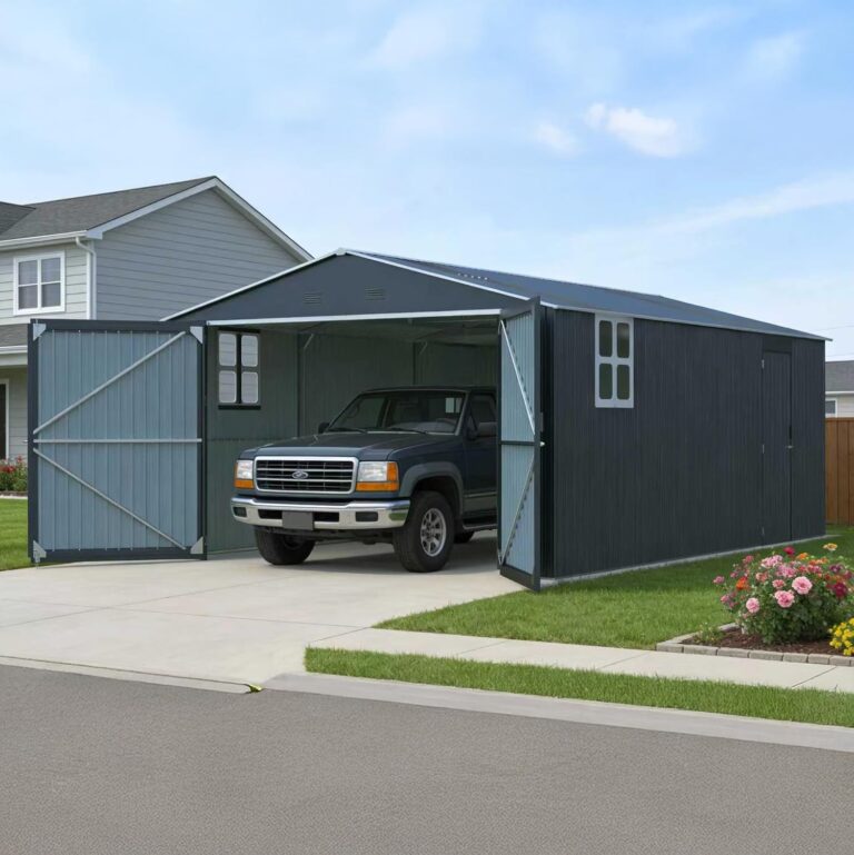 Image 1 of Zolyndo 13x20 metal shed review