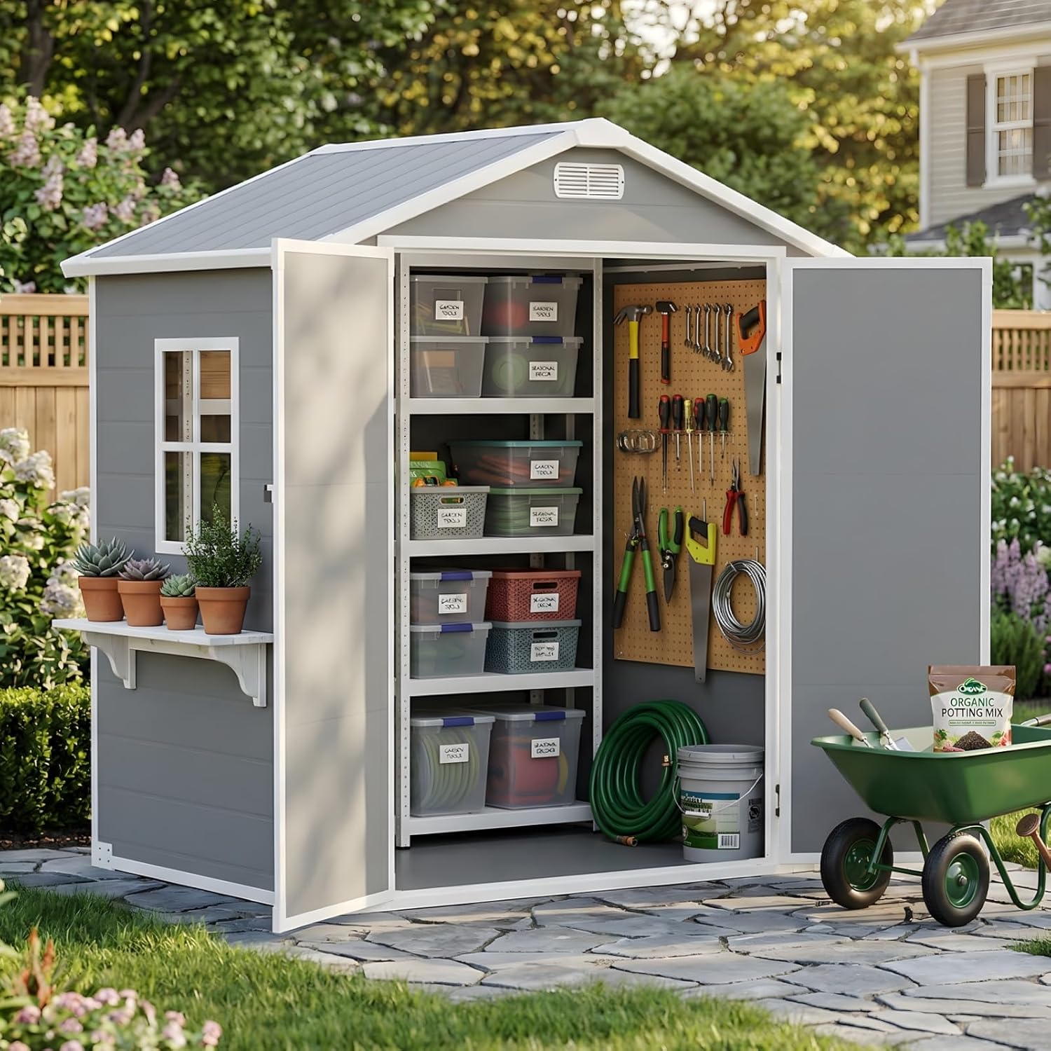 AIRAJ 6x4 resin shed worth it,should I buy AIRAJ resin shed,AIRAJ shed pros and cons,best 6x4 outdoor storage shed,AIRAJ vs other resin sheds,AIRAJ storage shed worth buying - detailed features and technical specifications