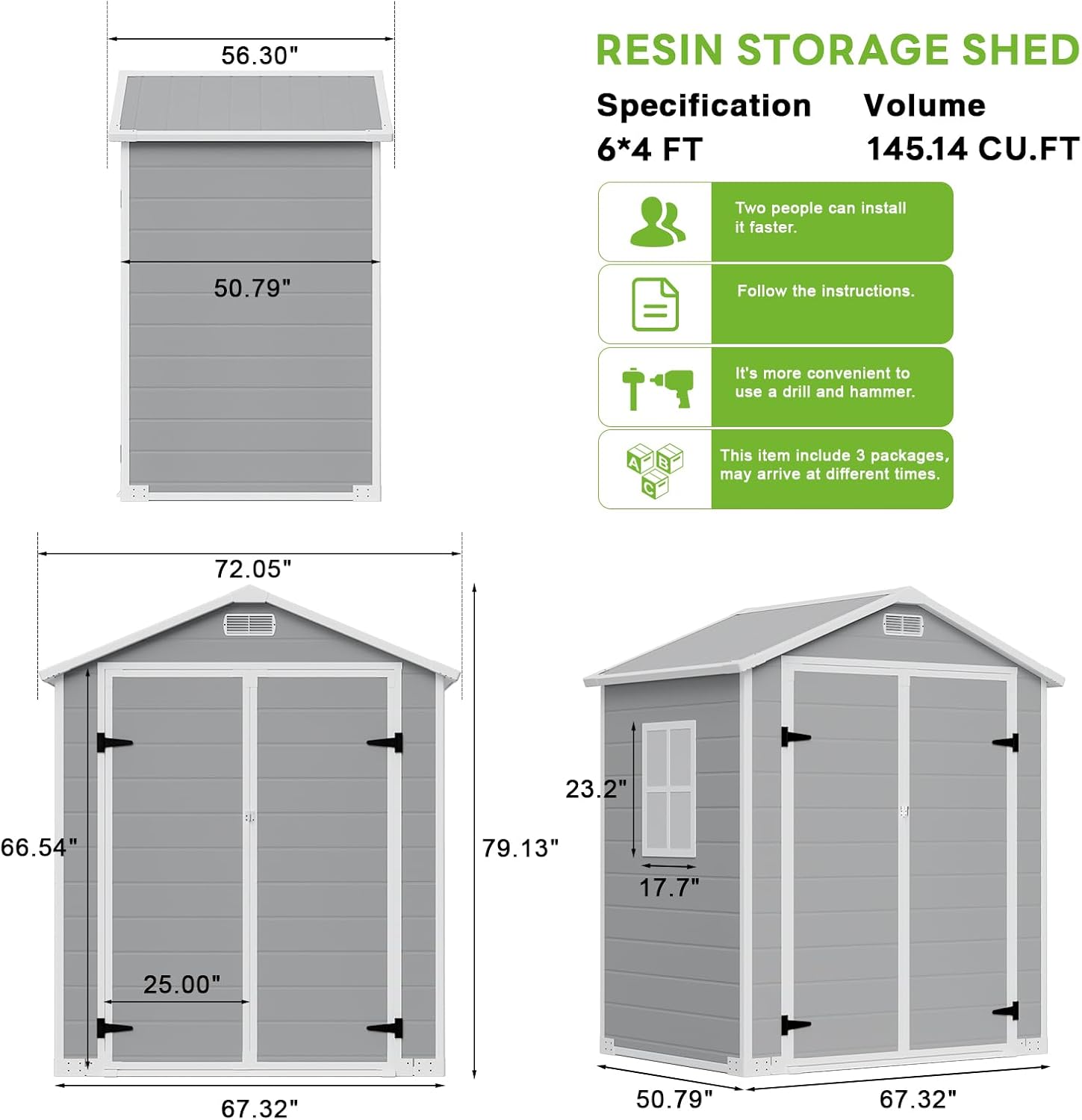 AIRAJ 6x4 resin shed worth it,should I buy AIRAJ resin shed,AIRAJ shed pros and cons,best 6x4 outdoor storage shed,AIRAJ vs other resin sheds,AIRAJ storage shed worth buying unboxing and complete package contents