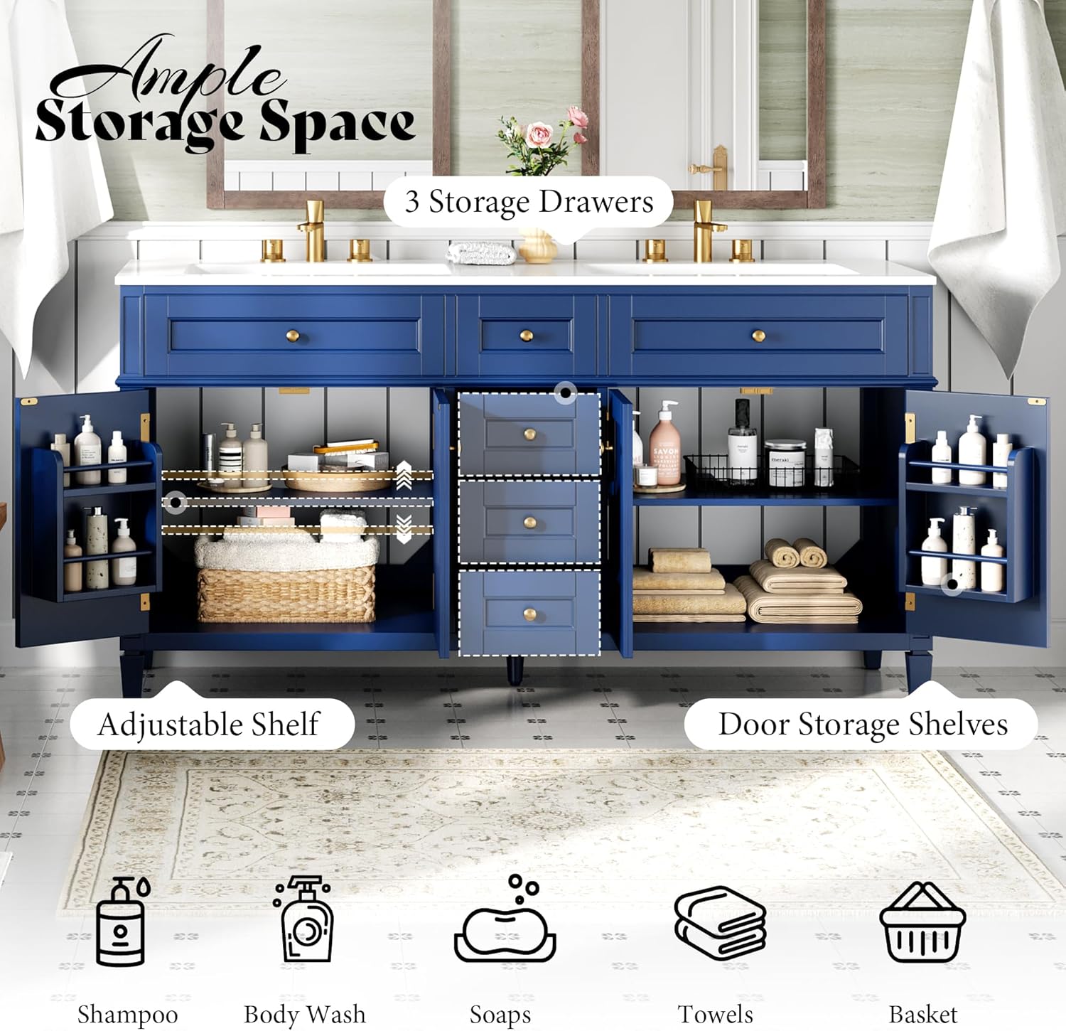 Reviews - AMERLIFE 60 inch Vanity Worth It? Honest Pros & Cons Analysis AMERLIFE 60 inch vanity worth it,AMERLIFE double sink vanity pros cons,best 60 inch bathroom vanity with storage,should I buy the AMERLIFE navy vanity,AMERLIFE vanity vs other brands,AMERLIFE solid wood vanity honest performance testing and real-world results