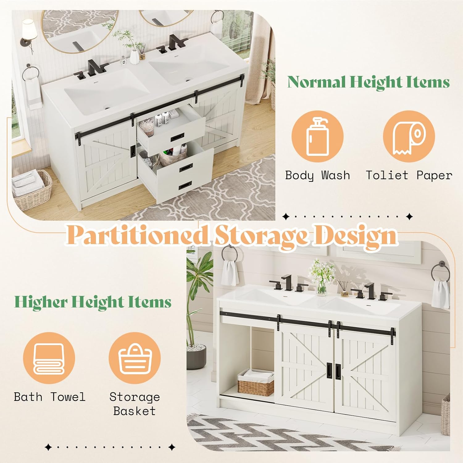 AMERLIFE 61 farmhouse vanity worth it,should I buy AMERLIFE double vanity,AMERLIFE farmhouse vanity pros cons,best 61 inch double bathroom vanity,AMERLIFE vs other bathroom vanities,AMERLIFE double sink cabinet honest performance testing and real-world results