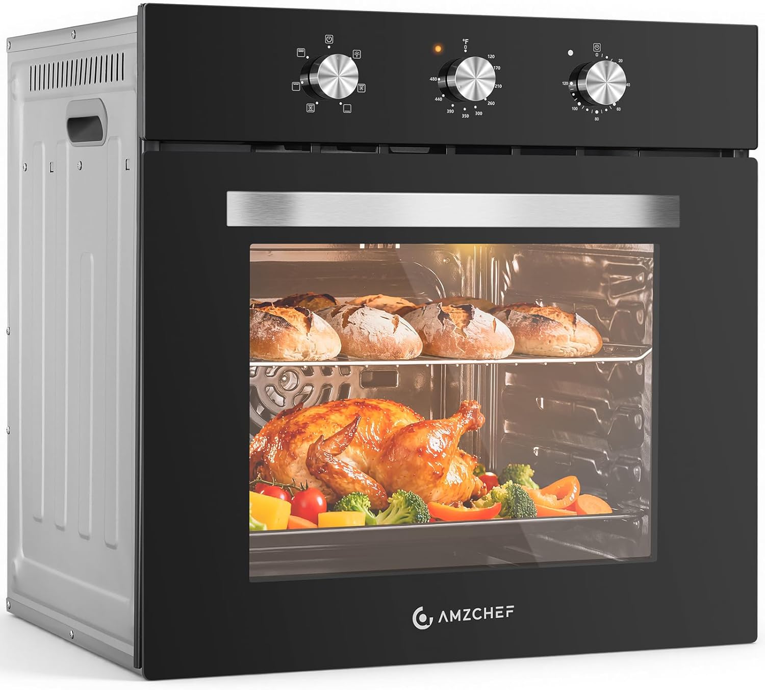 AMZCHEF 24 inch wall oven worth it,should I buy an AMZCHEF wall oven,AMZCHEF wall oven pros cons,best 24 inch single wall oven,AMZCHEF vs other wall ovens,AMZCHEF electric oven honest - detailed features and technical specifications