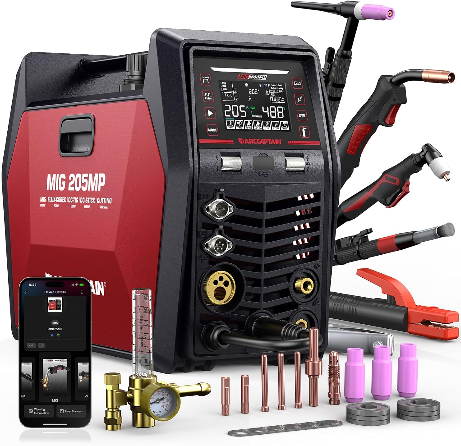 ARCCAPTAIN MIG205MP worth buying,ARCCAPTAIN MIG205MP pros cons,best multiprocess welder for home,MIG205MP vs other welders,should I buy the ARCCAPTAIN welder,MIG205MP dual voltage performance - detailed features and technical specifications