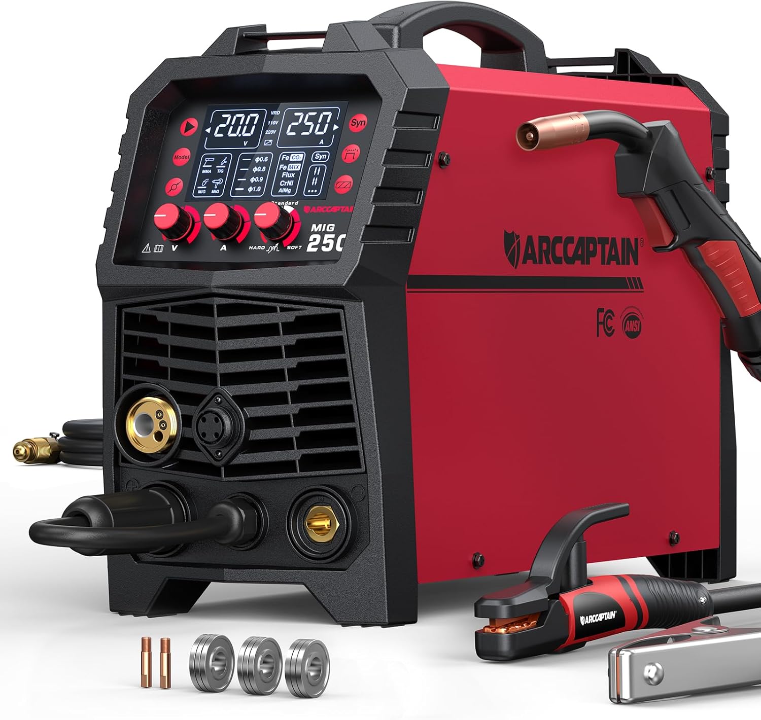 ARCCAPTAIN MIG250 worth buying,ARCCAPTAIN MIG250 pros cons,ARCCAPTAIN MIG250 vs alternatives,should I buy ARCCAPTAIN MIG250,best 6-in-1 welder machine,ARCCAPTAIN 250A welder honest - detailed features and technical specifications