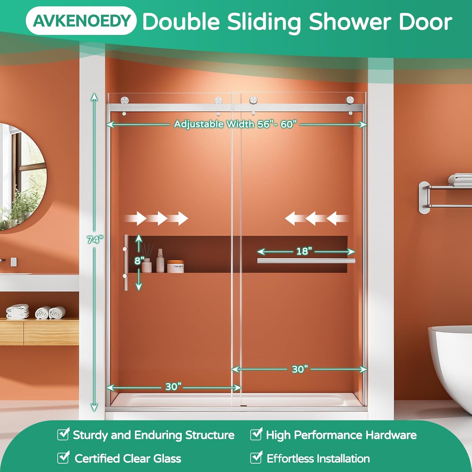 Reviews - AVKENOEDY Shower Door Worth It? Honest Pros & Cons Analysis AVKENOEDY shower door worth it,should I buy AVKENOEDY shower door,AVKENOEDY vs other shower doors,AVKENOEDY shower door pros cons,best double sliding shower door,AVKENOEDY shower door honest unboxing and complete package contents