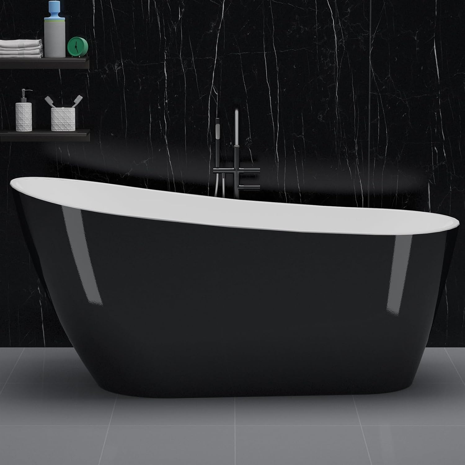 ActiveTrail freestanding bathtub worth it,should I buy an ActiveTrail bathtub,ActiveTrail tub pros and cons,best freestanding acrylic bathtub,black and white bathtub buying guide,deep soaking tub worth buying unboxing and complete package contents