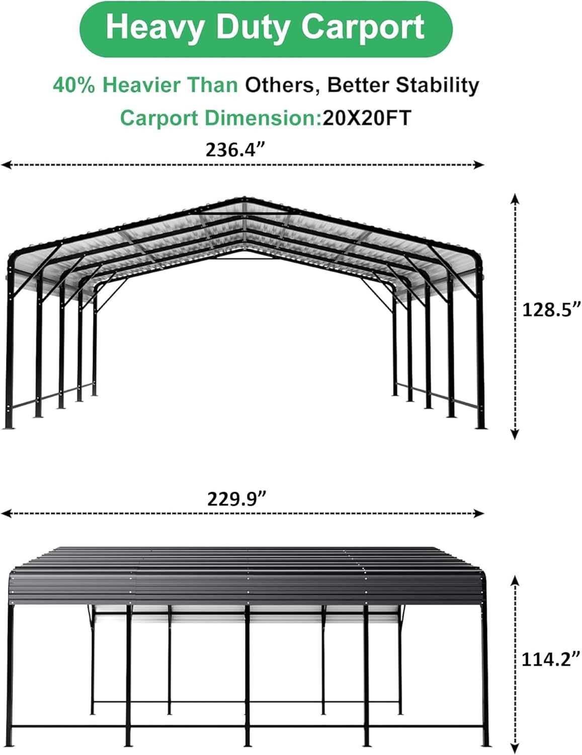 Reviews - AirWire 20x20 Metal Carport Worth It? Honest Pros & Cons AirWire 20x20 metal carport worth it,should I buy AirWire carport,AirWire carport pros and cons,best heavy duty metal carport,AirWire vs other carports,20x20 carport worth buying performance testing and real-world results
