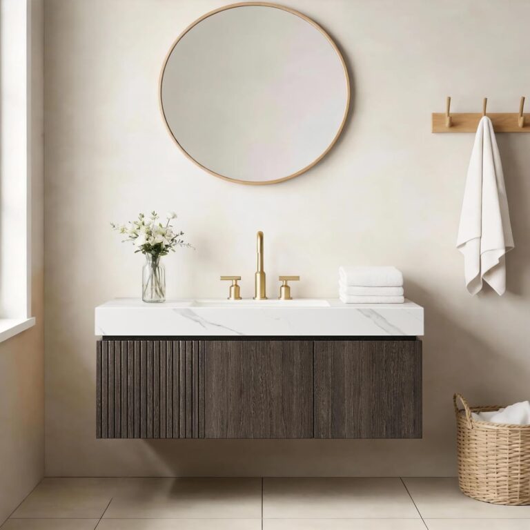 Reviews - AmbroVania Floating Vanity Worth Buying? Our Honest Pros & Cons Image 1 of AmbroVania floating vanity worth buying