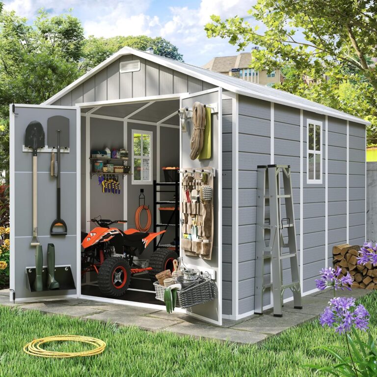 Reviews - Amopatio 8x10 Storage Shed Worth It? Our Honest Pros & Cons Image 1 of Amopatio 8x10 storage shed worth it