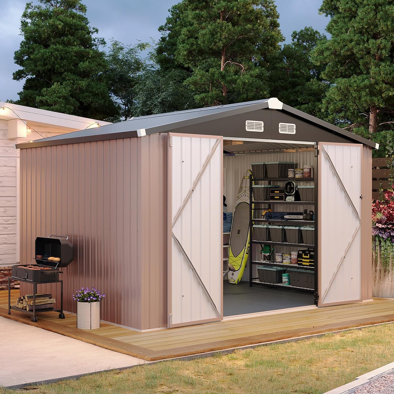 Reviews - Aoxun 10x8 Shed Worth Buying? Honest Pros & Cons Analysis Aoxun 10x8 shed worth buying,Aoxun metal shed pros cons,best galvanized steel storage shed,should I buy the Aoxun garden shed,Aoxun shed vs other brands,Aoxun 10x8 shed honest opinion - detailed features and technical specifications
