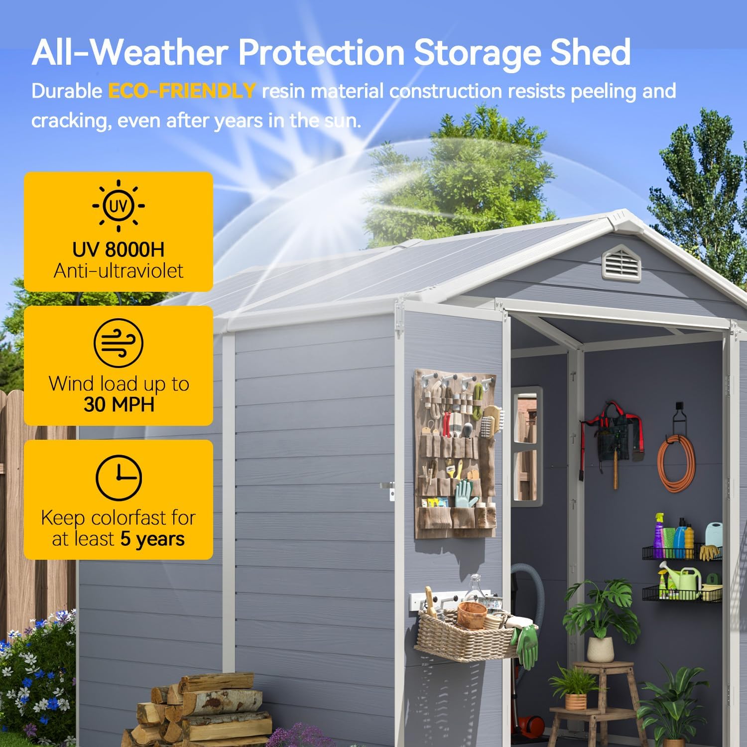 Reviews - Aoxun 6x8 Shed Worth Buying? Honest Pros & Cons Analysis Aoxun 6x8 shed worth buying,should I buy the Aoxun shed,Aoxun shed pros and cons,best plastic storage shed,Aoxun 6x8 shed vs competitors,Aoxun resin shed honest opinion unboxing and complete package contents