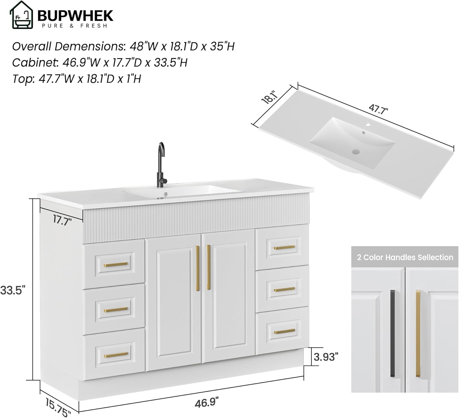 BUPWHEK 48 inch bathroom vanity worth it,should I buy BUPWHEK bathroom vanity,BUPWHEK vanity pros and cons,best 48 inch bathroom vanity with sink,BUPWHEK vs other bathroom vanities,BUPWHEK bathroom vanity honest opinion unboxing and complete package contents