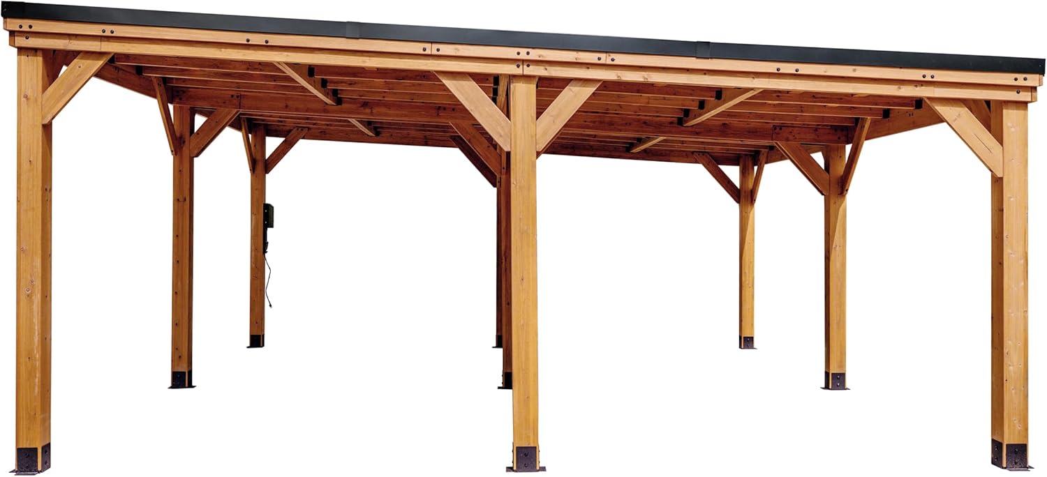 Backyard Discovery Kingsport Carport worth it,should I buy a Kingsport carport,Backyard Discovery Kingsport pros cons,Kingsport carport vs alternatives,best cedar wood carport,Kingsport 20x20 worth buying unboxing and complete package contents