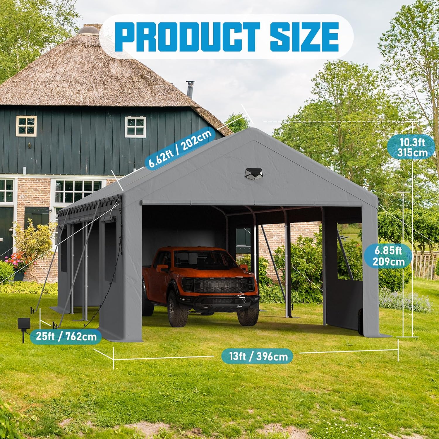 Reviews - Benass 13x25 Carport Worth It? Honest Pros & Cons Analysis Benass 13x25 carport worth it,should I buy Benass carport,Benass carport pros cons,13x25 carport with side doors,heavy duty carport worth buying,Benass vs other carports unboxing and complete package contents