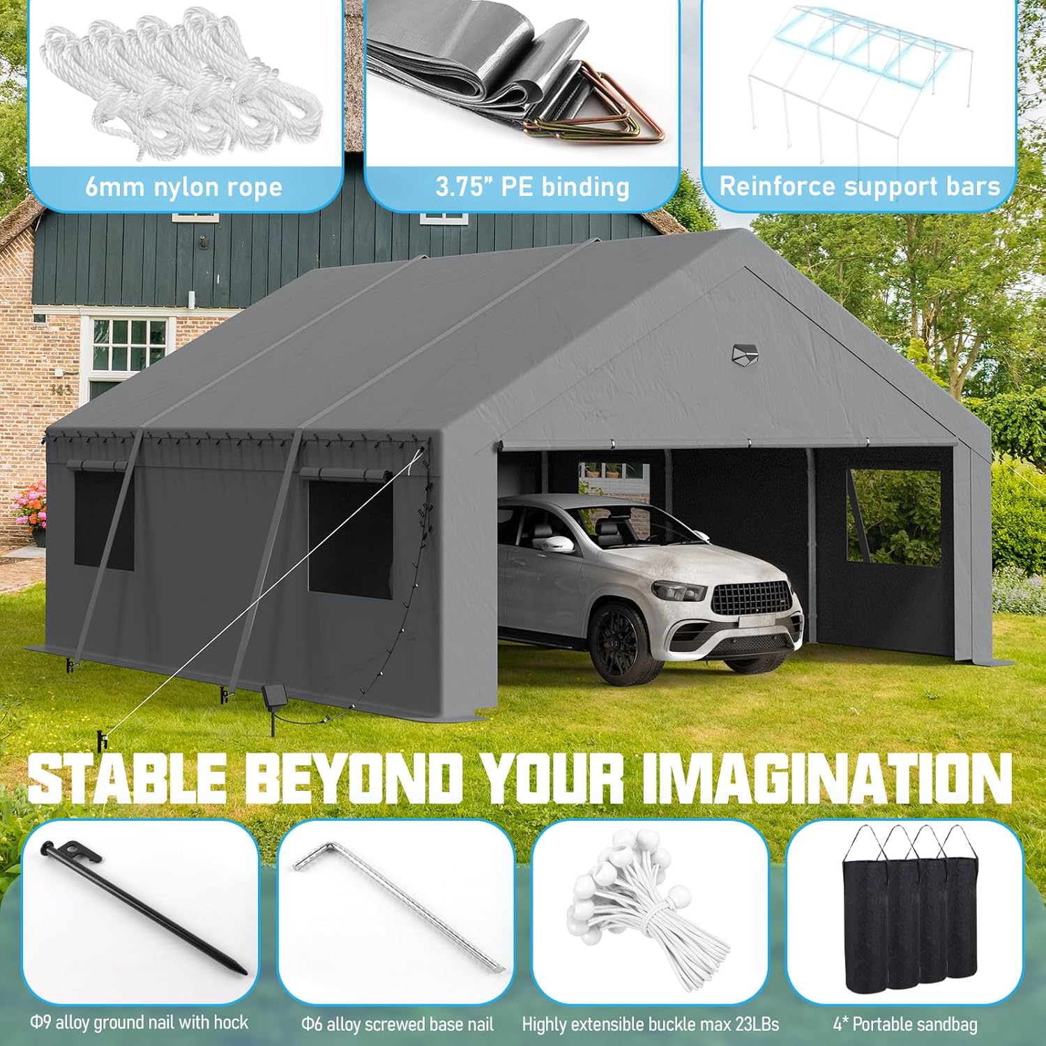 Step-by-step guide for Benass 20x20 carport worth it,should I buy Benass carport,Benass carport pros cons,best heavy duty portable garage,Benass 20x20 vs competitors,Benass carport honest assessment - complete tutorial