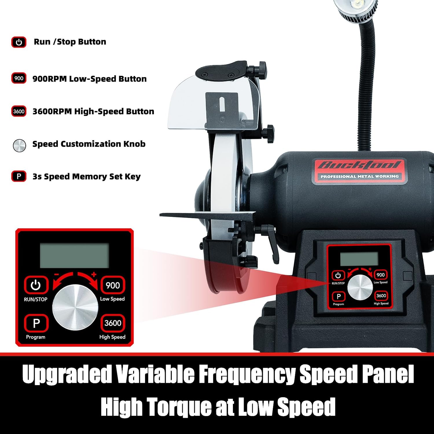 Step-by-step guide for Bucktool 8 VFD bench grinder worth it,should I buy the Bucktool bench grinder,Bucktool vs other bench grinders,Bucktool 8 VFD pros cons,best variable speed bench grinder,Bucktool bench grinder honest opinion - complete tutorial