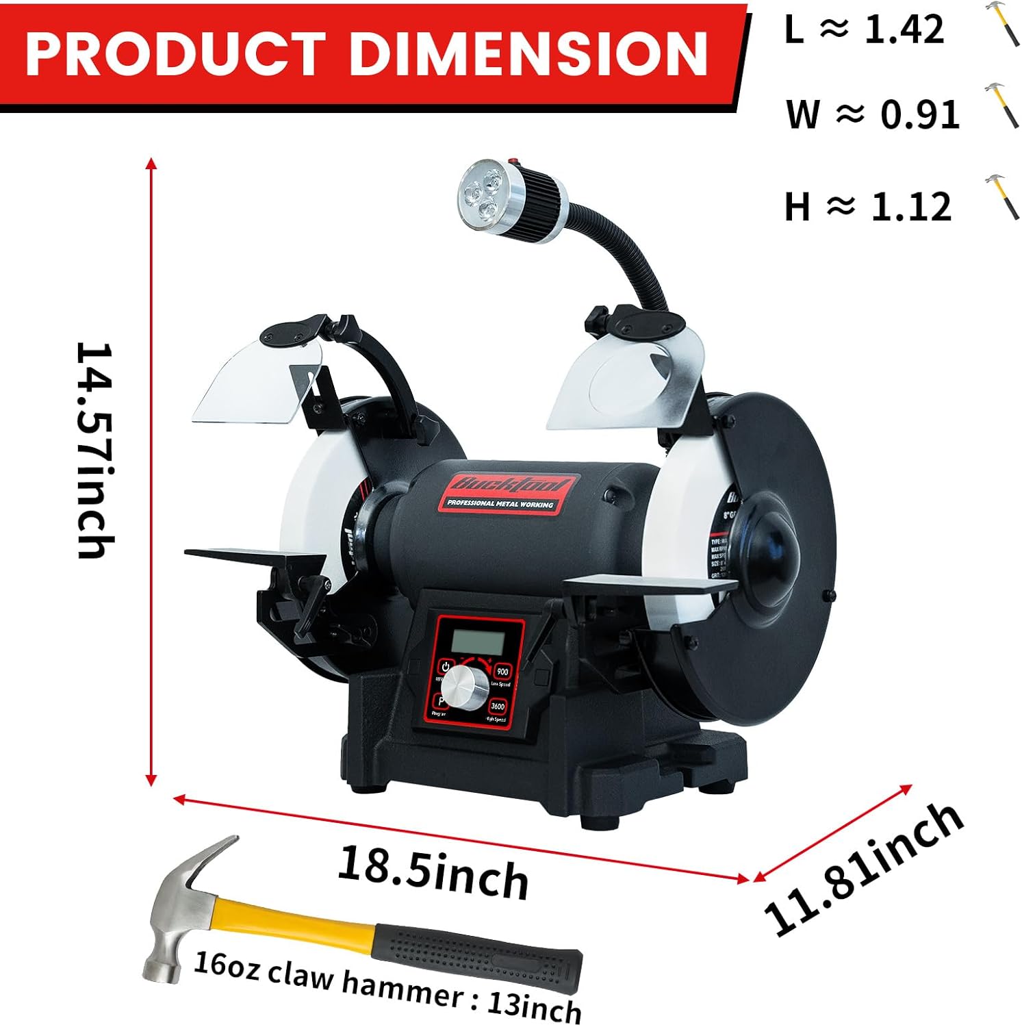 Bucktool 8 VFD bench grinder worth it,should I buy the Bucktool bench grinder,Bucktool vs other bench grinders,Bucktool 8 VFD pros cons,best variable speed bench grinder,Bucktool bench grinder honest opinion performance testing and real-world results