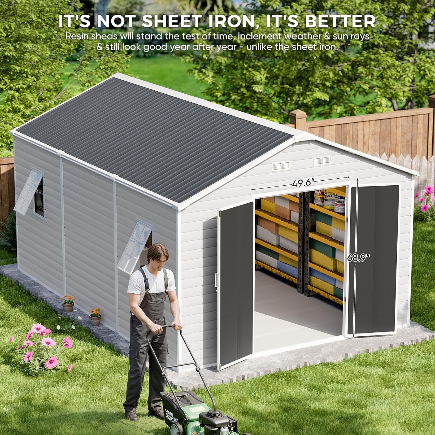 CDCASA 10x14 shed worth buying,should I buy CDCASA 10x14 shed,CDCASA shed pros cons,best large resin storage shed,10x14 waterproof shed worth it,CDCASA vs other resin sheds performance testing and real-world results