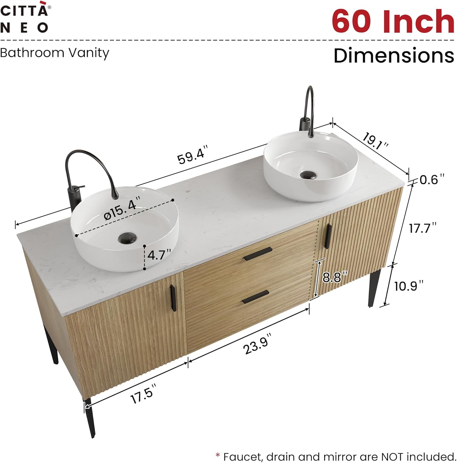 CITTANEO 60 inch vanity worth it,CITTANEO vanity pros and cons,best 60 inch double sink vanity,should I buy a CITTANEO vanity,CITTANEO vs other bathroom vanities,CITTANEO vanity worth buying unboxing and complete package contents