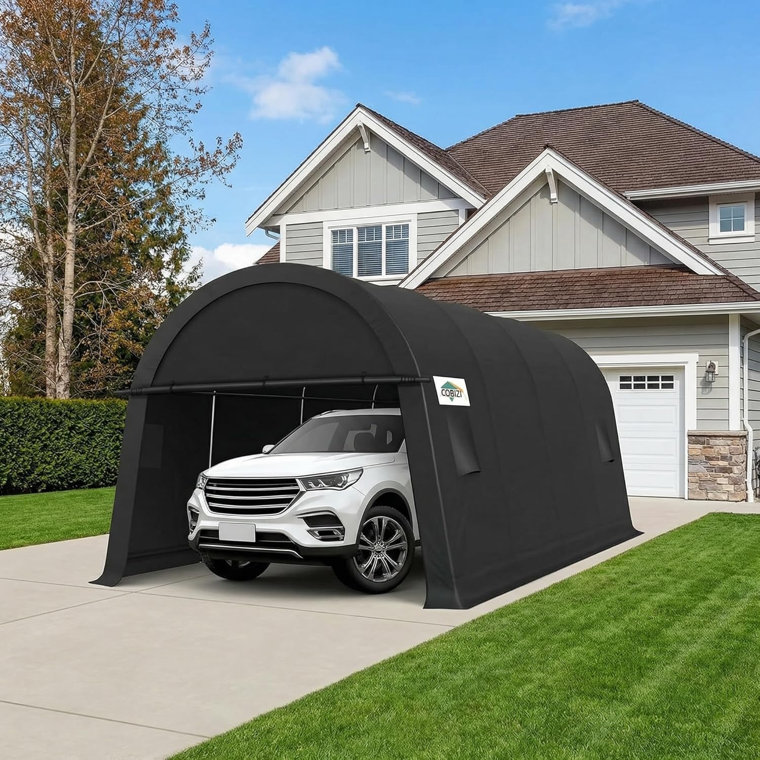COBIZI carport worth buying,should I buy a COBIZI carport,COBIZI carport pros and cons,best heavy duty portable garage,COBIZI vs other carports,is the COBIZI carport good unboxing and complete package contents