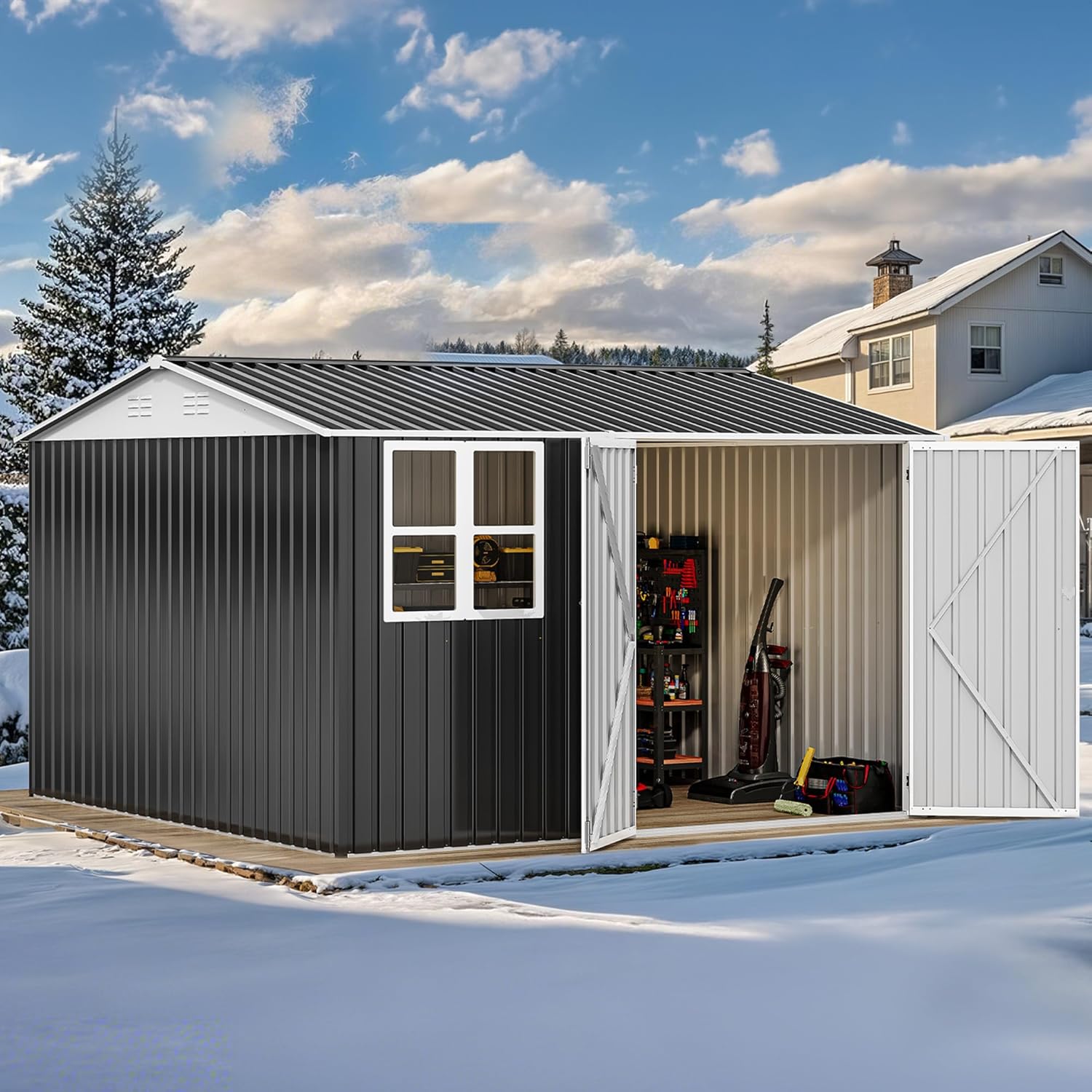 DWVO 10x10ft storage shed worth it,should I buy DWVO 10x10 shed,DWVO shed vs other brands,DWVO 10x10 pros cons,best 10x10 outdoor storage shed,DWVO large shed honest assessment - detailed features and technical specifications