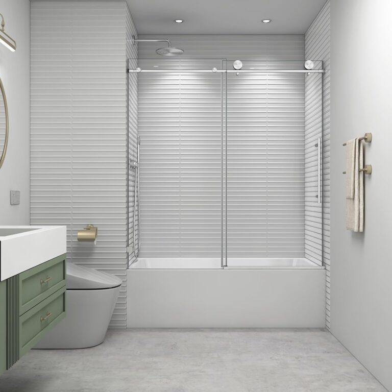 Image 1 of EPXMKX frameless sliding shower door