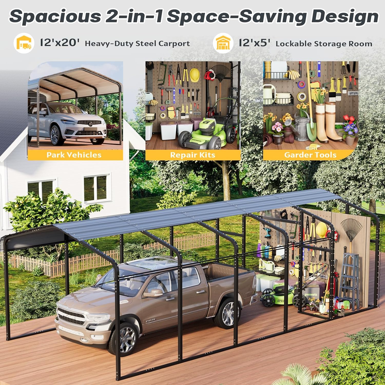 Reviews - EROMMY 12x25 Carport Worth Buying? Honest Pros & Cons Step-by-step guide for EROMMY 12x25 carport worth buying,should I buy EROMMY carport,EROMMY carport pros cons,best heavy duty carport,EROMMY vs other carports,12x25 carport storage shed - complete tutorial