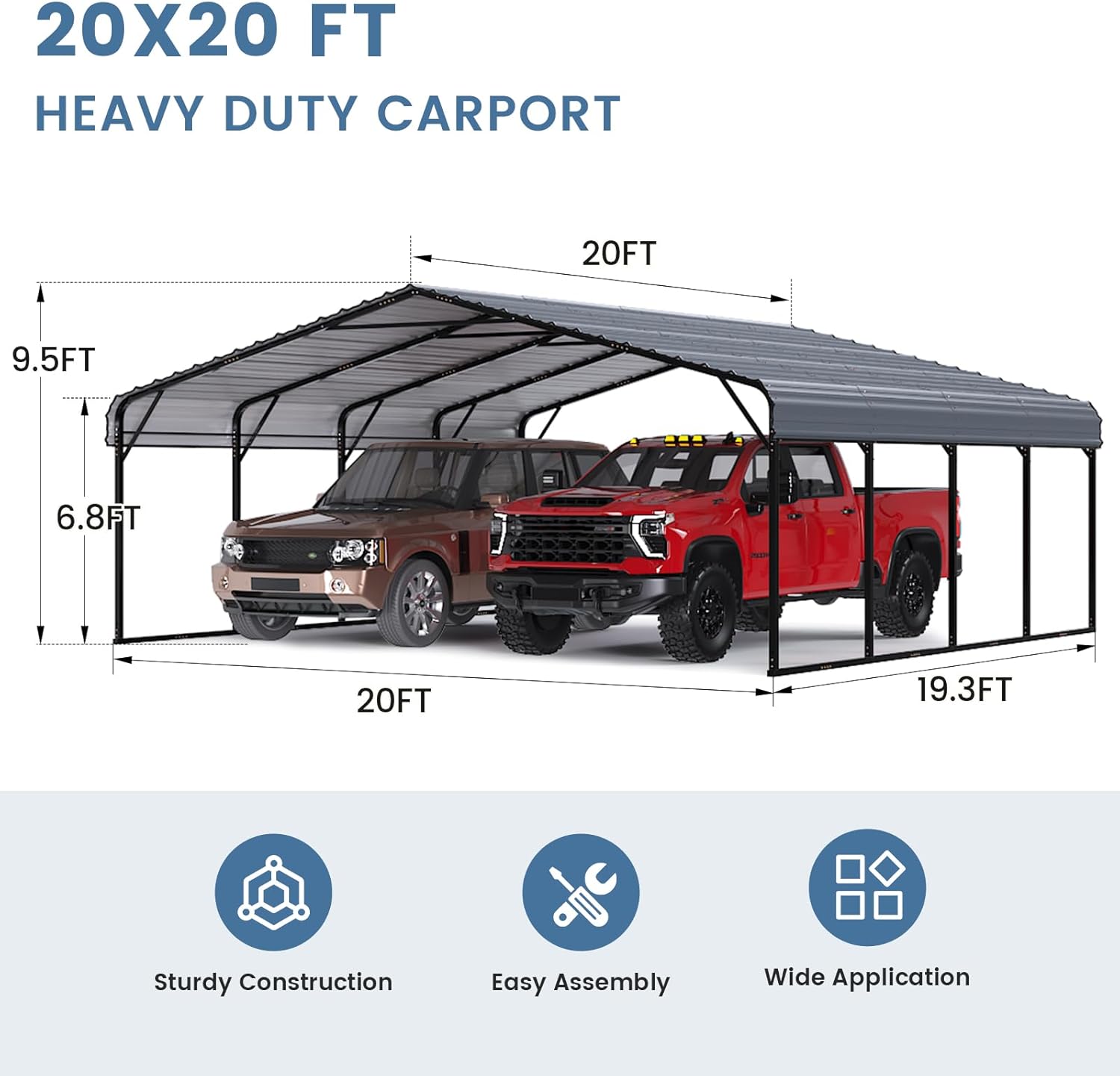 EROMMY 20x20 carport worth buying,should I buy EROMMY carport,EROMMY carport pros cons,best 20x20 metal carport,EROMMY vs other carports,heavy-duty carport worth it unboxing and complete package contents