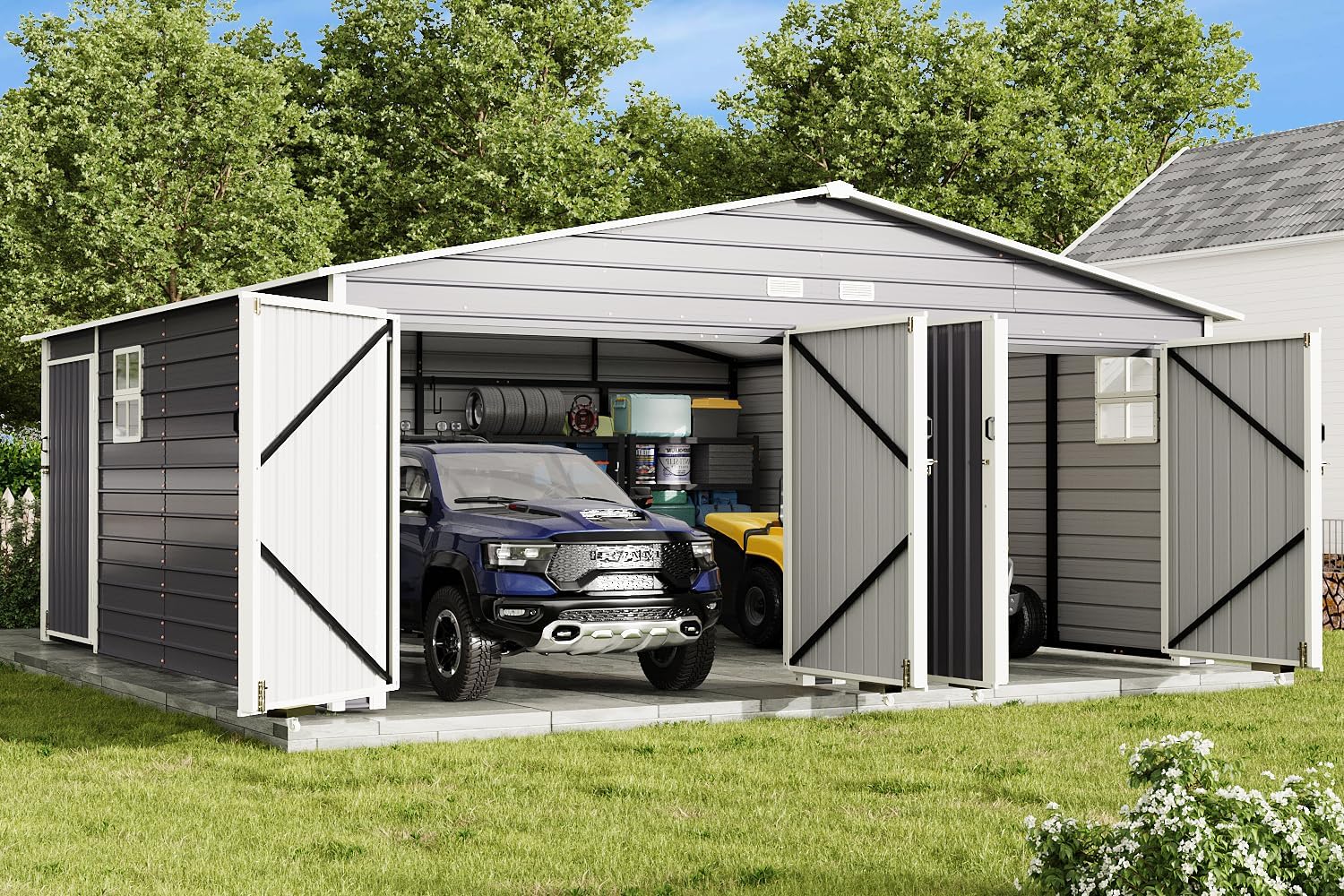 Reviews - EROMMY 20x20 Carport Worth Buying? Honest Pros & Cons Analysis EROMMY 20x20 carport worth buying,should I buy the EROMMY carport,EROMMY carport pros cons,best 20x20 enclosed carport,EROMMY vs other car shelters,EROMMY carport honest assessment - detailed features and technical specifications