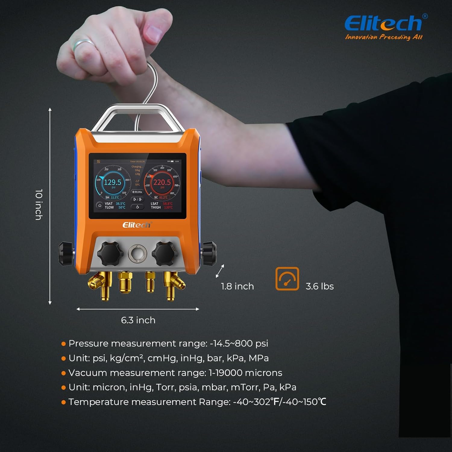Elitech EMG-40VPro worth buying,should I buy Elitech EMG-40VPro,Elitech EMG-40VPro pros cons,best digital HVAC manifold gauge,Elitech EMG-40VPro vs alternatives,Elitech EMG-40VPro honest opinion unboxing and complete package contents