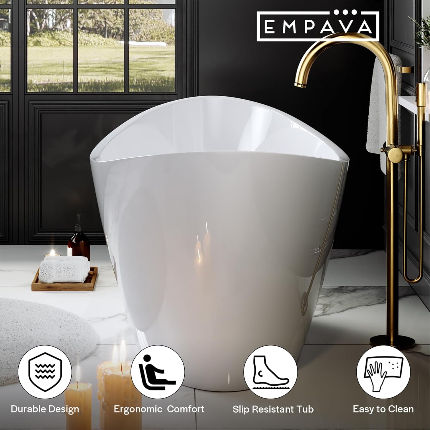 Reviews - Empava Freestanding Bathtub Worth It? Honest Pros & Cons Empava freestanding bathtub worth it,should I buy Empava bathtub,Empava tub pros cons,best freestanding acrylic tub,Empava vs other bathtubs,Empava 59 inch tub honest unboxing and complete package contents