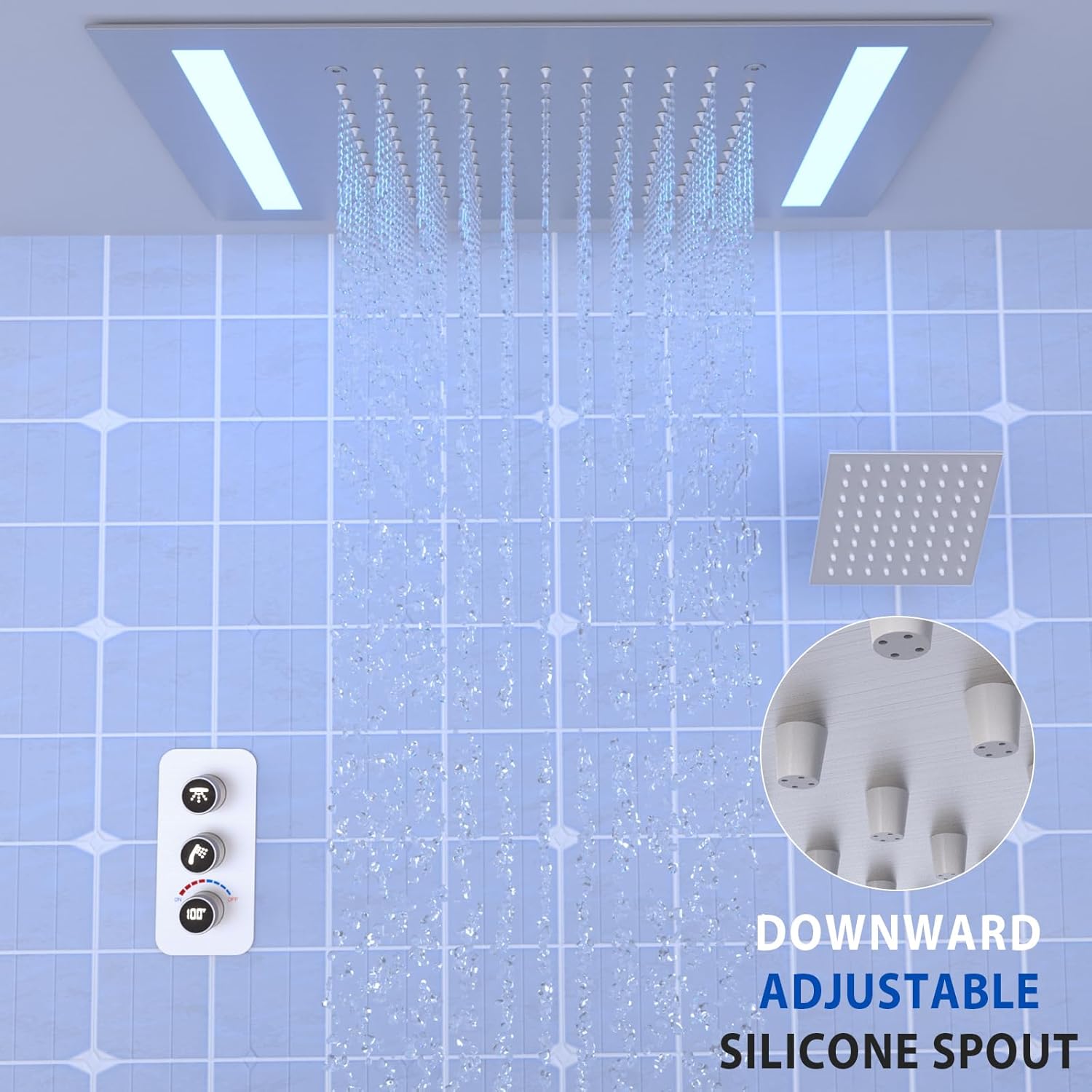 FULAIWANG digital shower system worth it,should I buy a FULAIWANG digital shower,digital shower system pros and cons,best digital shower system for bathroom,LED rain shower system worth buying,FULAIWANG vs other digital showers performance testing and real-world results