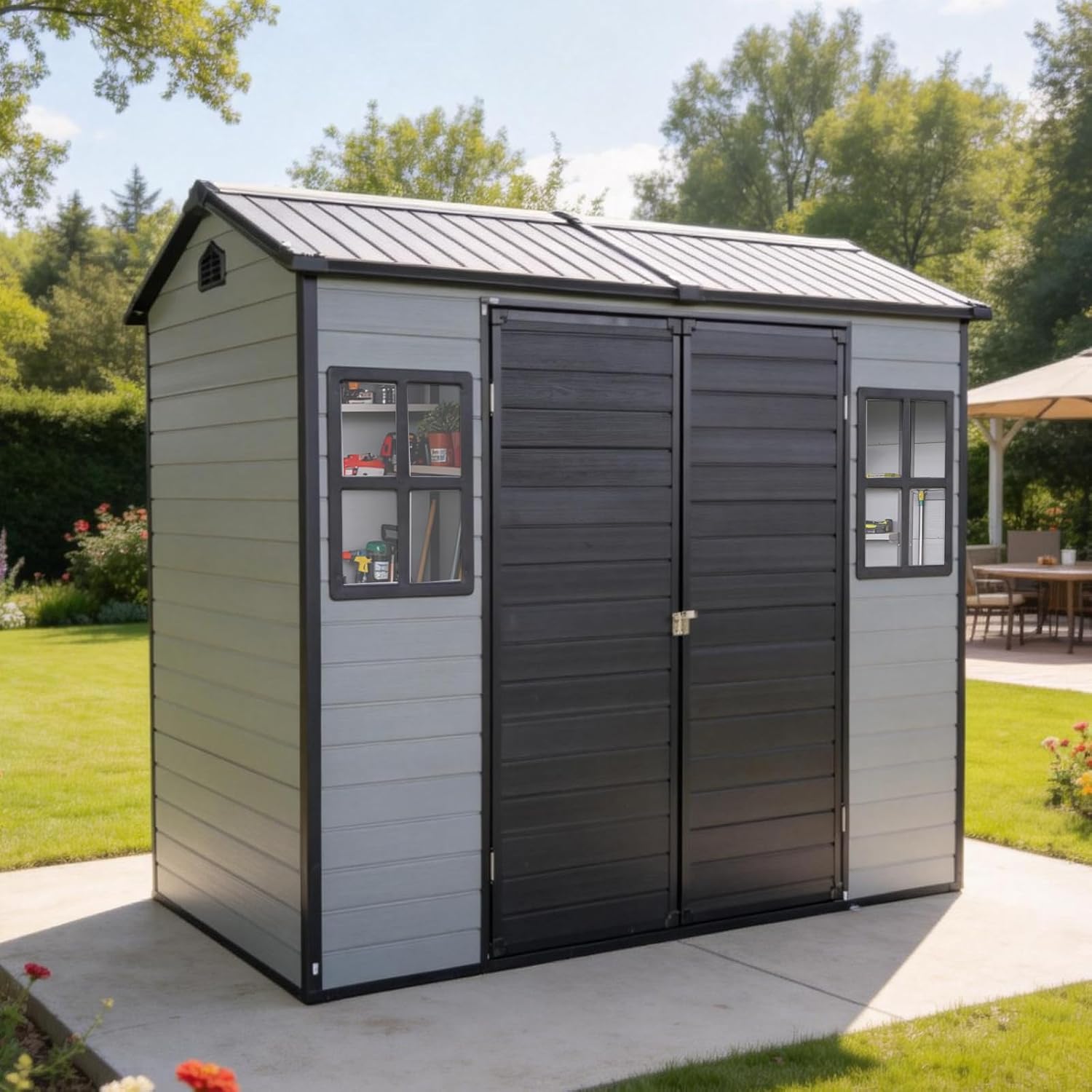FammyLoft 8x4 resin shed worth it,should I buy a FammyLoft shed,FammyLoft resin shed pros cons,best 8x4 plastic storage shed,FammyLoft shed vs other brands,is the FammyLoft shed worth buying - detailed features and technical specifications