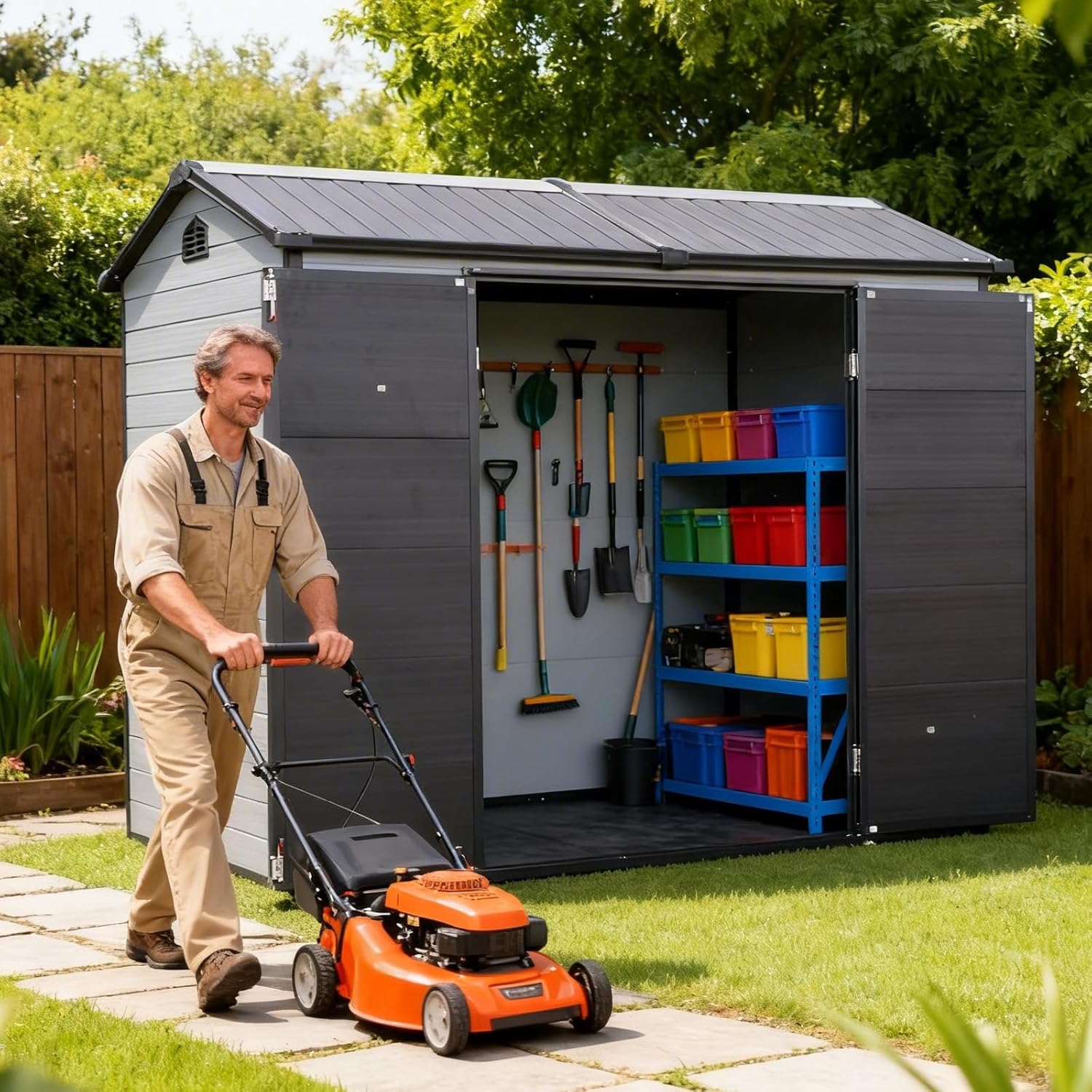 FammyLoft 8x4 resin shed worth it,should I buy a FammyLoft shed,FammyLoft resin shed pros cons,best 8x4 plastic storage shed,FammyLoft shed vs other brands,is the FammyLoft shed worth buying unboxing and complete package contents